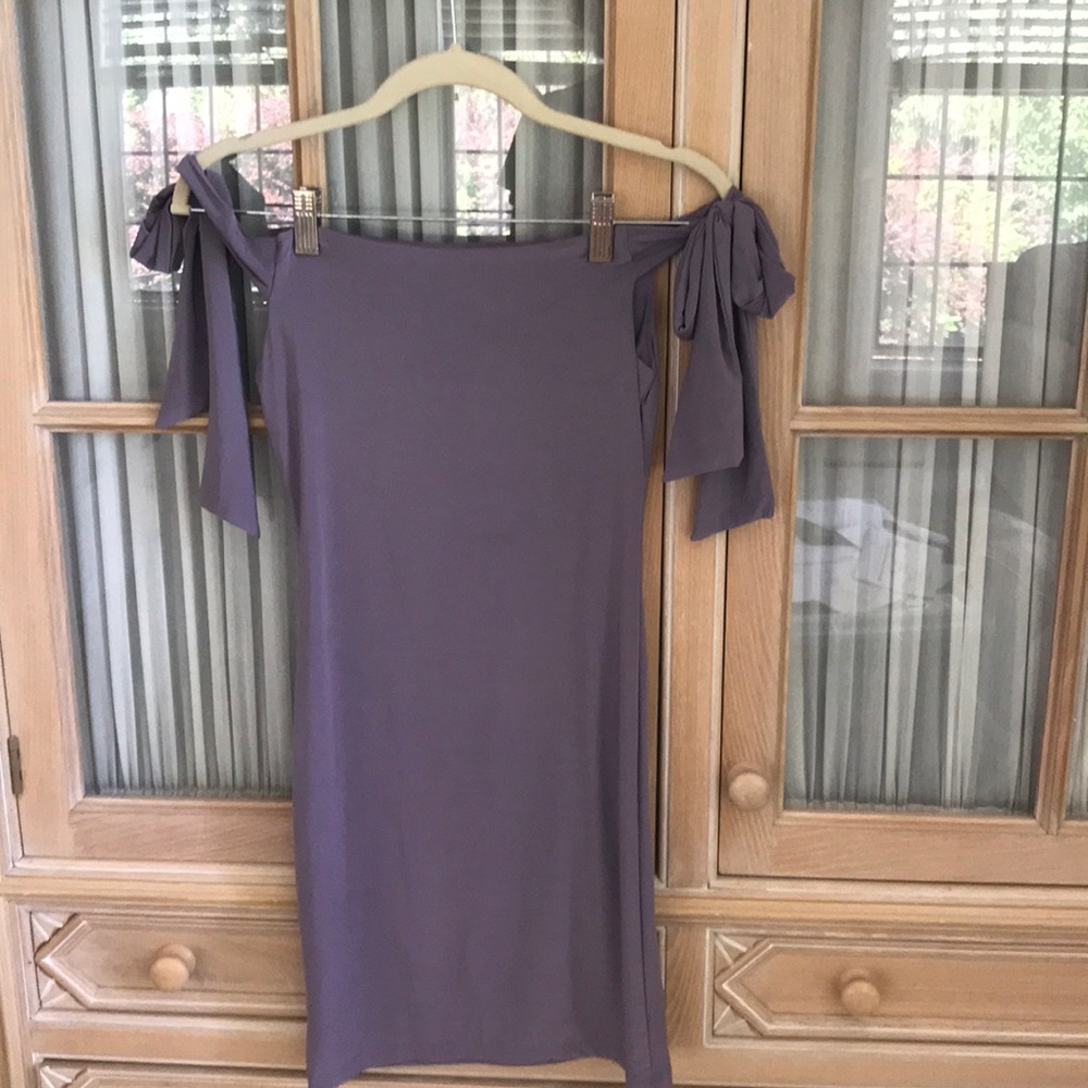 Stretchy off the shoulder dress. Never worn
